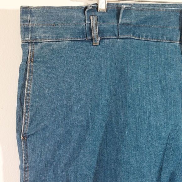 Eloquii Blue Denim Jean Shorts Plus Size 26 - Picture 5 of 10